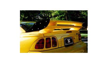 Mach III 2 Post Rear Spoiler No Light 1994-98 Ford Mustang - Click Image to Close